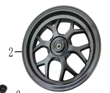 Točak prednji za motor aluminijum, 2.5×10 6024-19-00000 Roma S9C